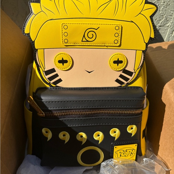 Loungefly Other - Yellow and Black naruto loungefly backpack Backpack